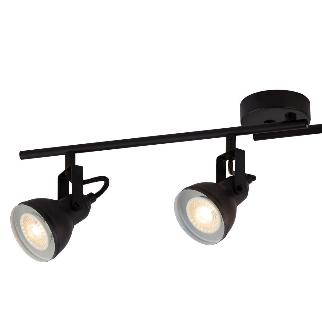 Kennerleigh 4Lt Spotlight Split-bar - Black - Comet Lighting