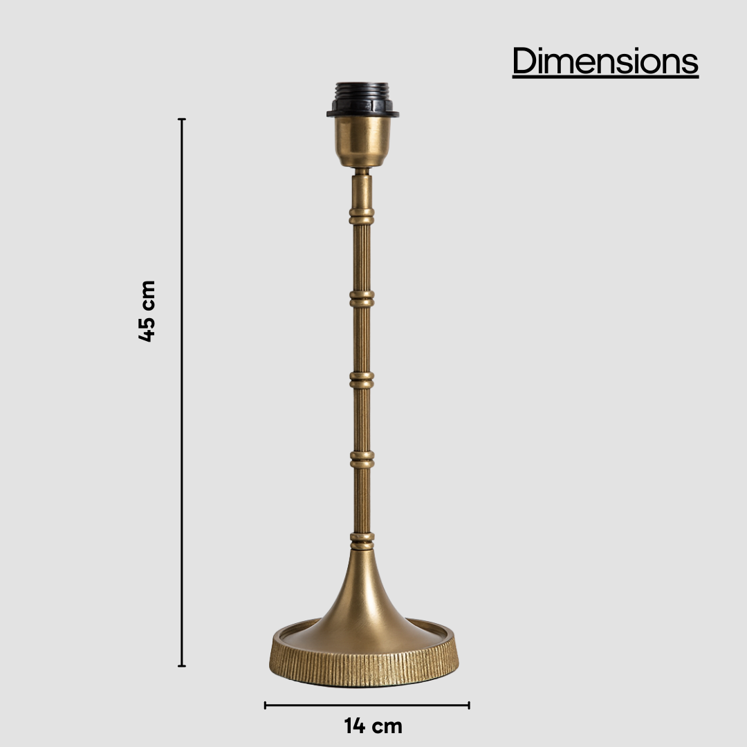 AARTIN PIXIE TABLE LAMP IN ANTIQUE BRASS (BASE ONLY)