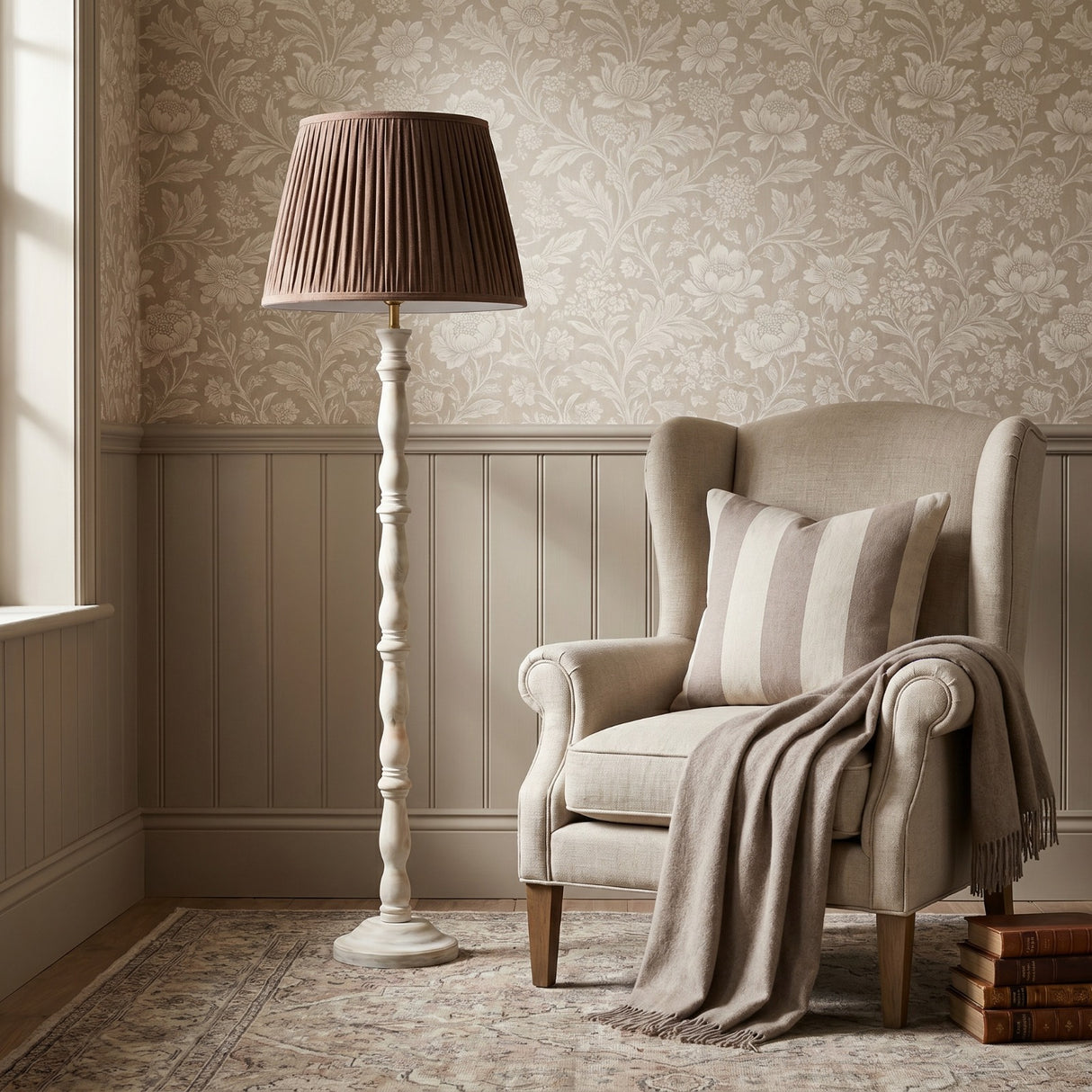 Taupe lampshade