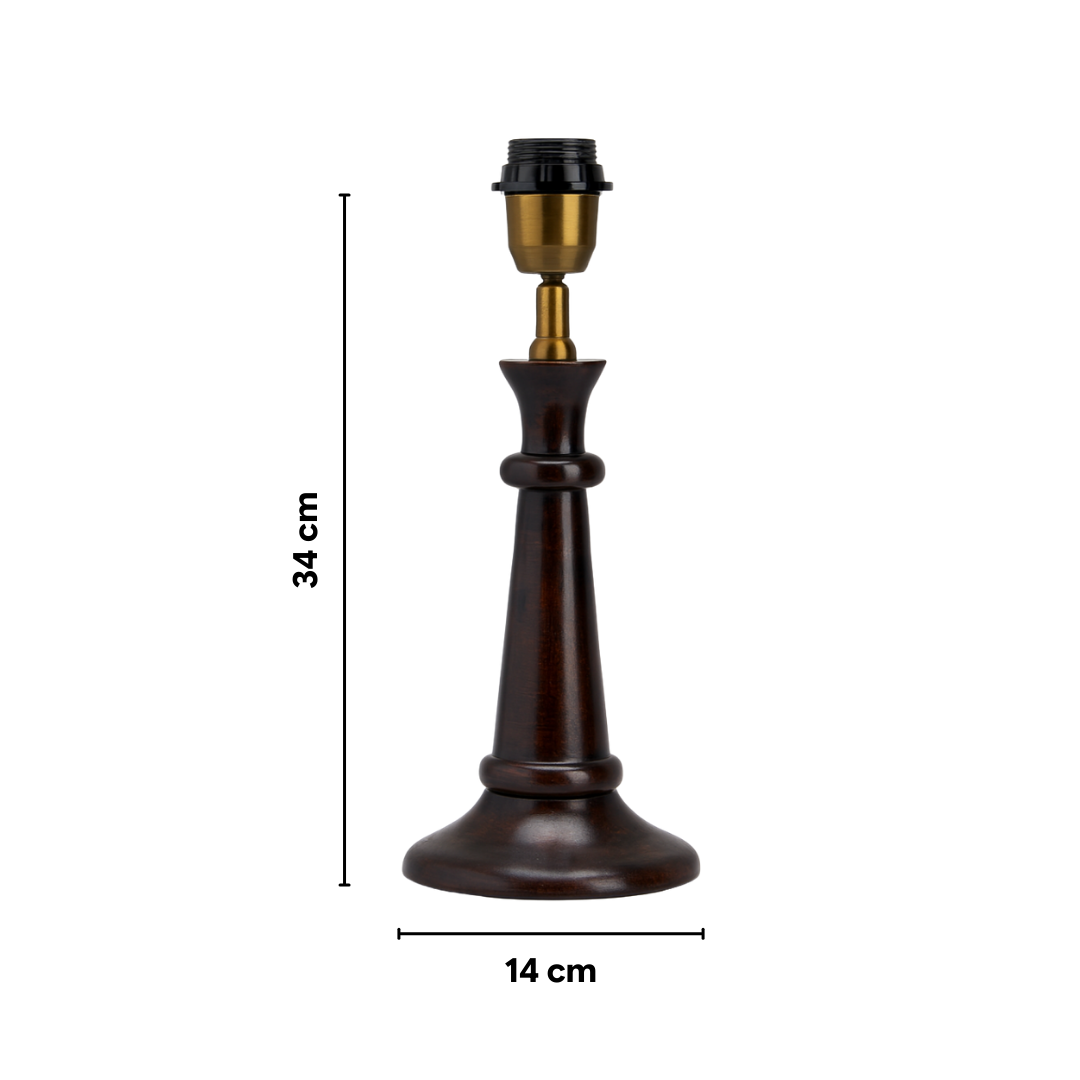 AARTIN Fable Wood Table Lamp With Cherry Blossom Lampshade