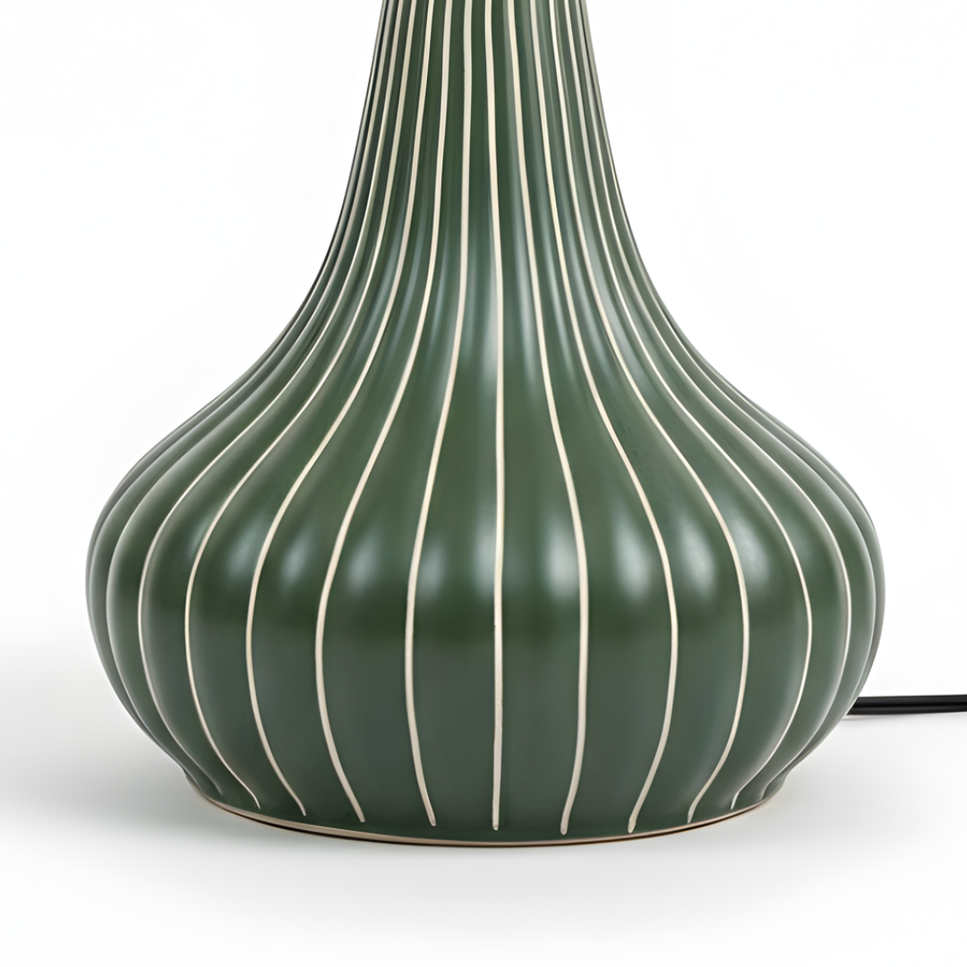 AARTIN Rosie Ceramic Table Lamp - Green ( Base Only )