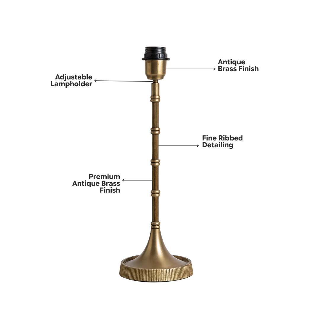AARTIN Pixie Metal Table Lamp With Honey Petals Lampshade