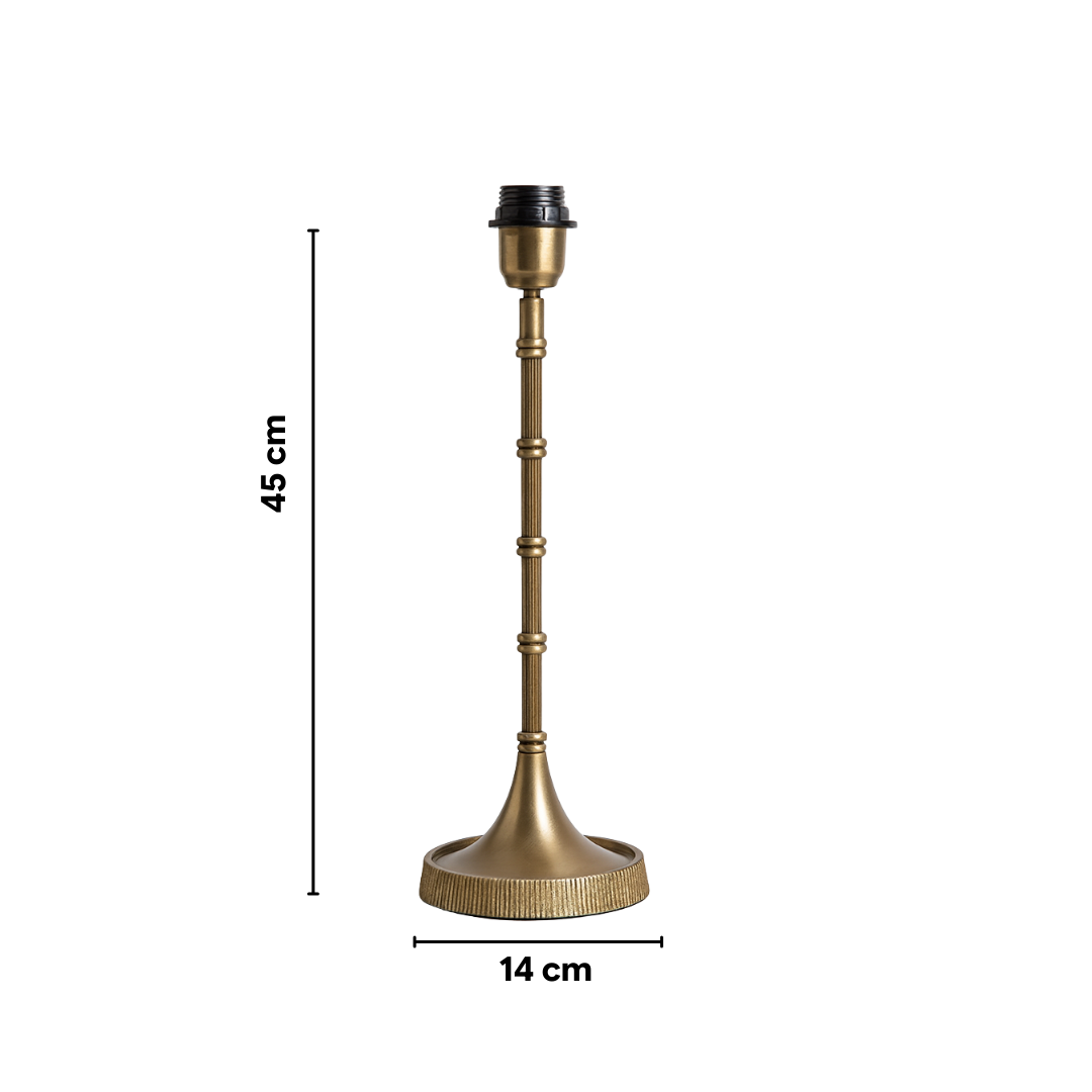 AARTIN Pixie Metal Table Lamp With Honey Petals Lampshade