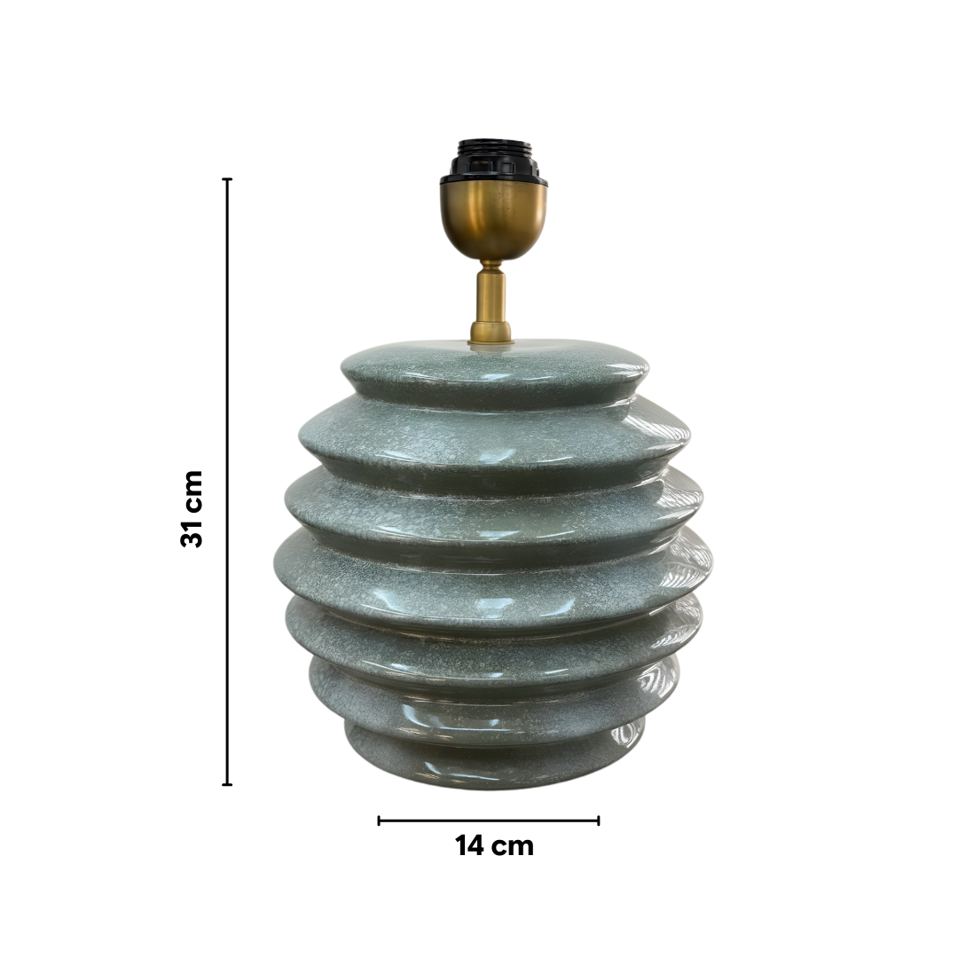 AARTIN Jasper Ceramic Table Lamp - Light Sage Green ( Base Only )