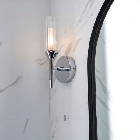 Wensum Wall Light Chrome - Comet Lighting