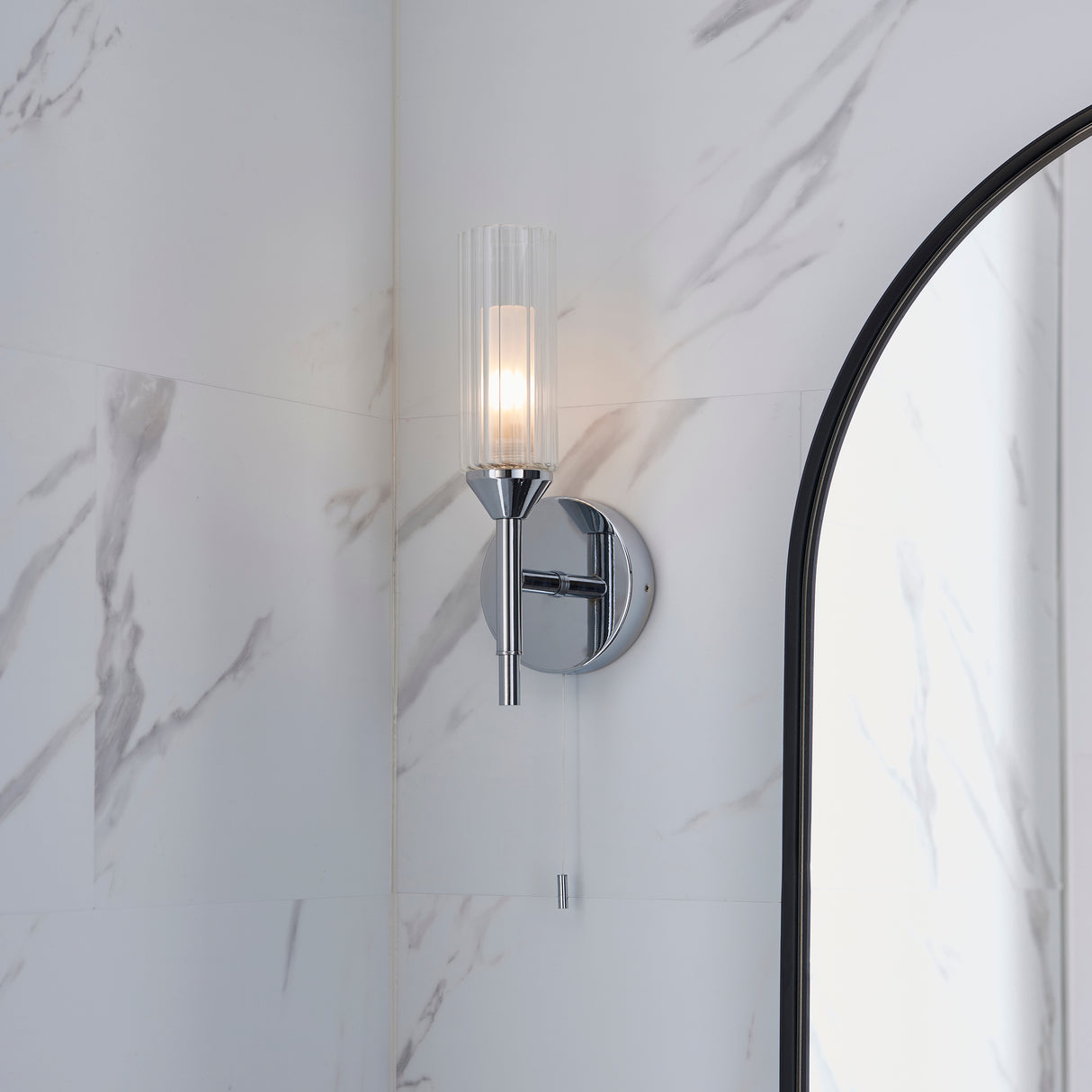 Wensum Wall Light Chrome - Comet Lighting