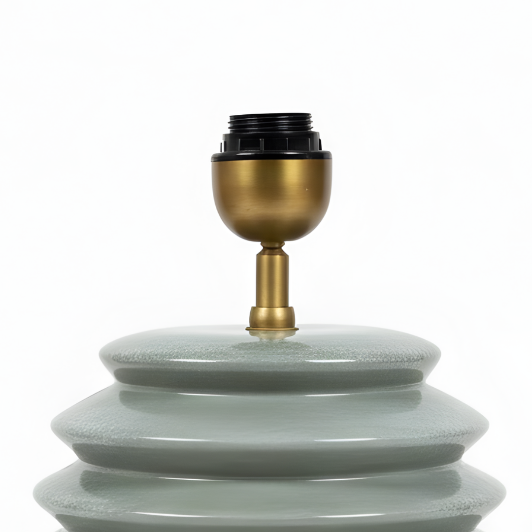 AARTIN Jasper Ceramic Table Lamp - Light Sage Green ( Base Only )
