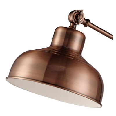 Searchlight Macbeth Copper Adjustable Floor Lamp