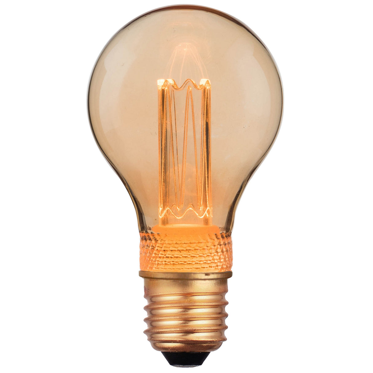 Deco E27 | A60 Retro | Dim | 1800 Kelvin | 65 Lumen | Light Bulb | Gold colour - Comet Lighting