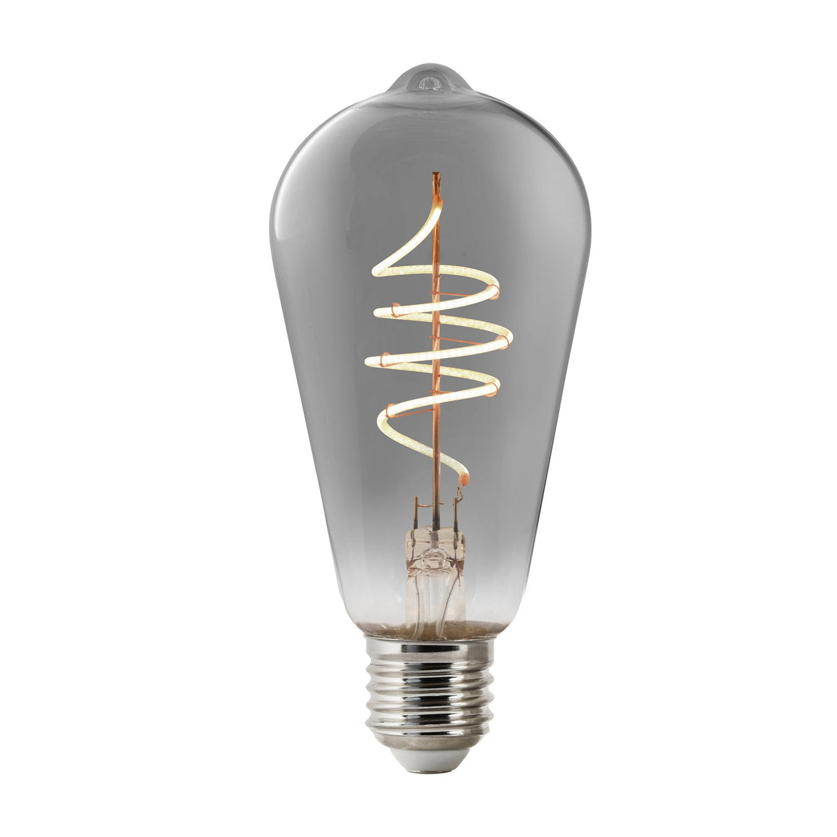 Smart E27 | ST64 | 1800 Kelvin | 100 Lumen | Light Bulb | Smoked - Comet Lighting