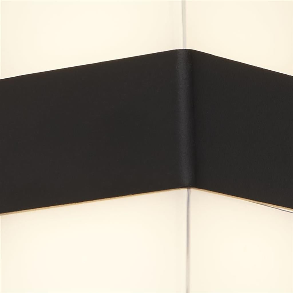 Wheddon 2Lt LED Outdoor Up/Down Light Wall Light Square Black - Comet Lighting