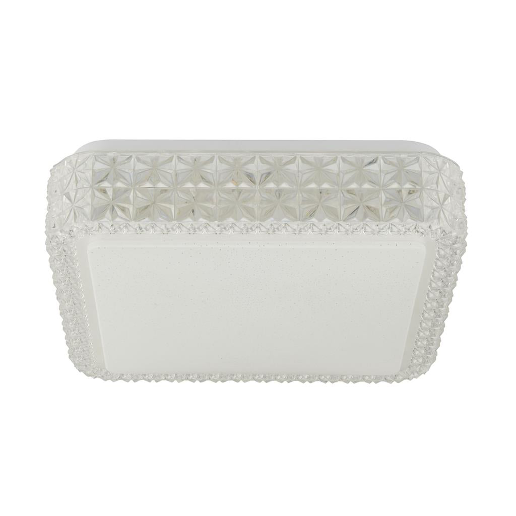 Newtown Square LED Colour Changing Flush Ceiling Light - 280mm - Comet Lighting