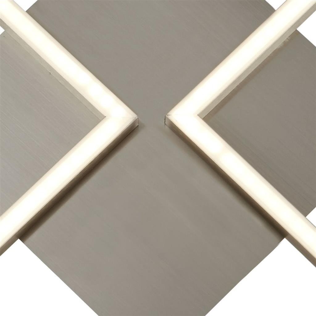 Prawle 2Lt Large Flush Wall Light - Comet Lighting