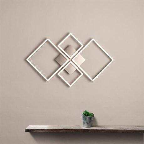 Prawle 4Lt Flush Wall Light - Comet Lighting