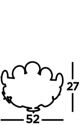 Gappah 3Lt Semi-Flush Ceiling Light Black/Gold - Comet Lighting