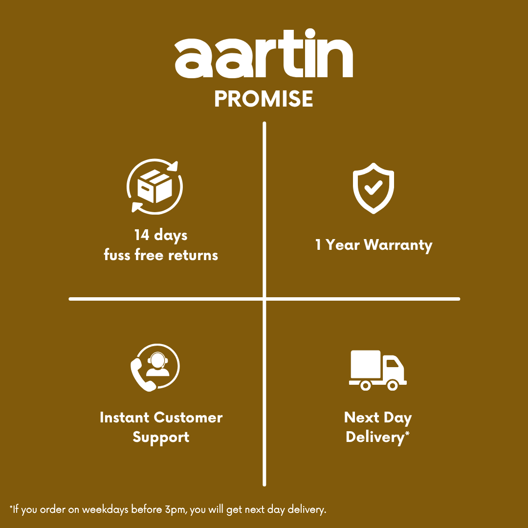 AARTIN 45 CM GOLDEN PETALS STRAIGHT EMPIRE ROLLED LAMPSHADE IN COTTON