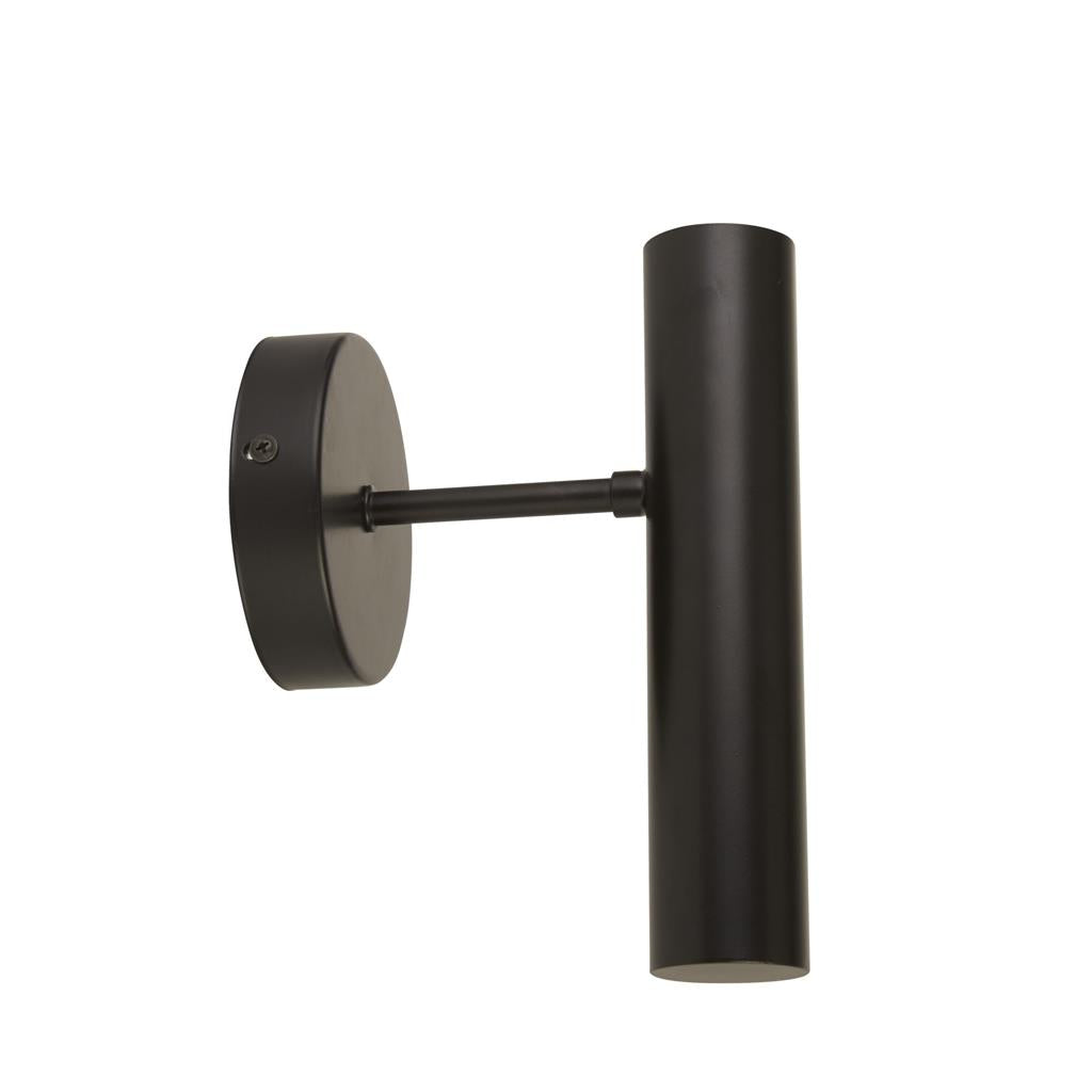 Dulwich Wall Light - Black Metal - Comet Lighting
