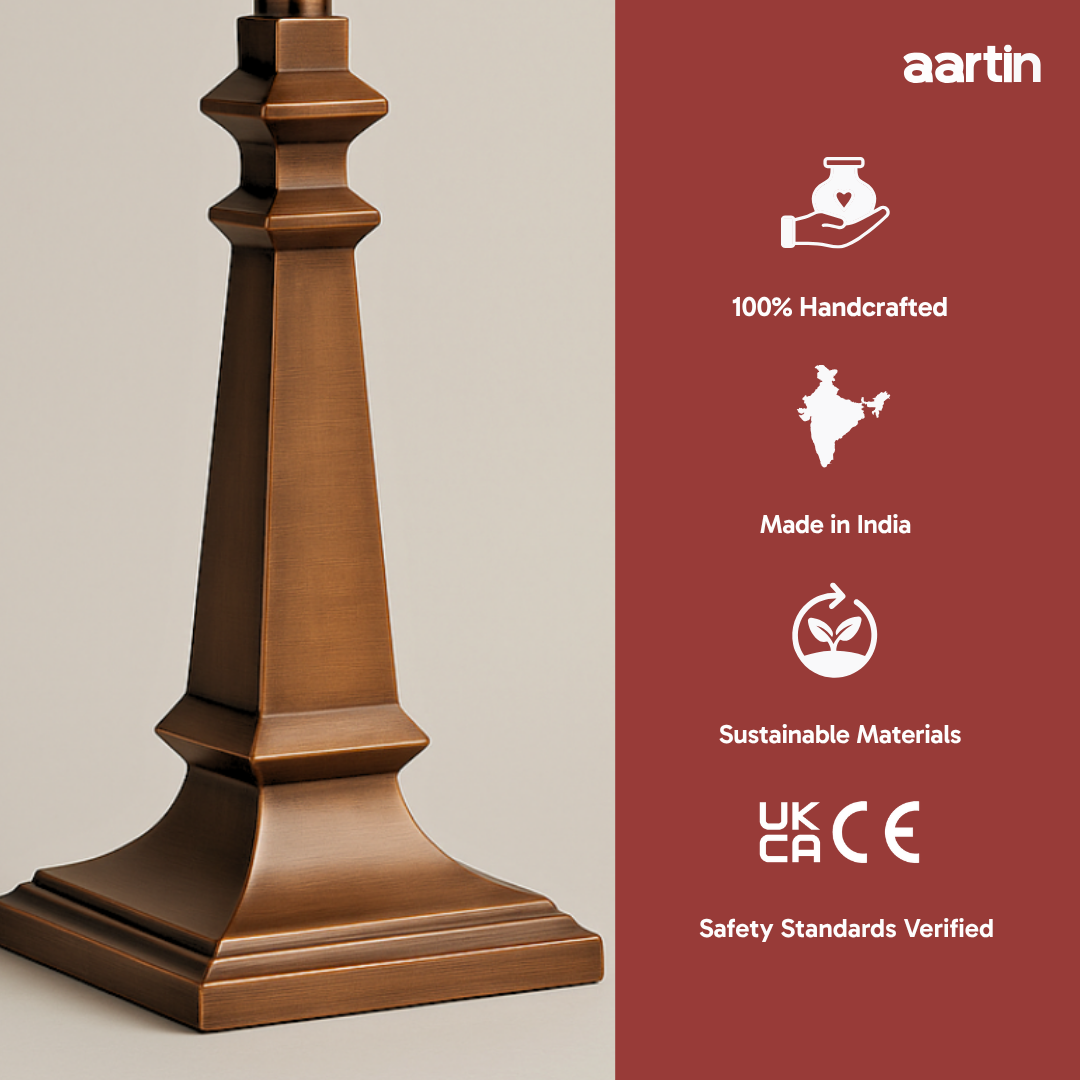 AARTIN AZURA TABLE LAMP IN ANTIQUE BRONZE (BASE ONLY)