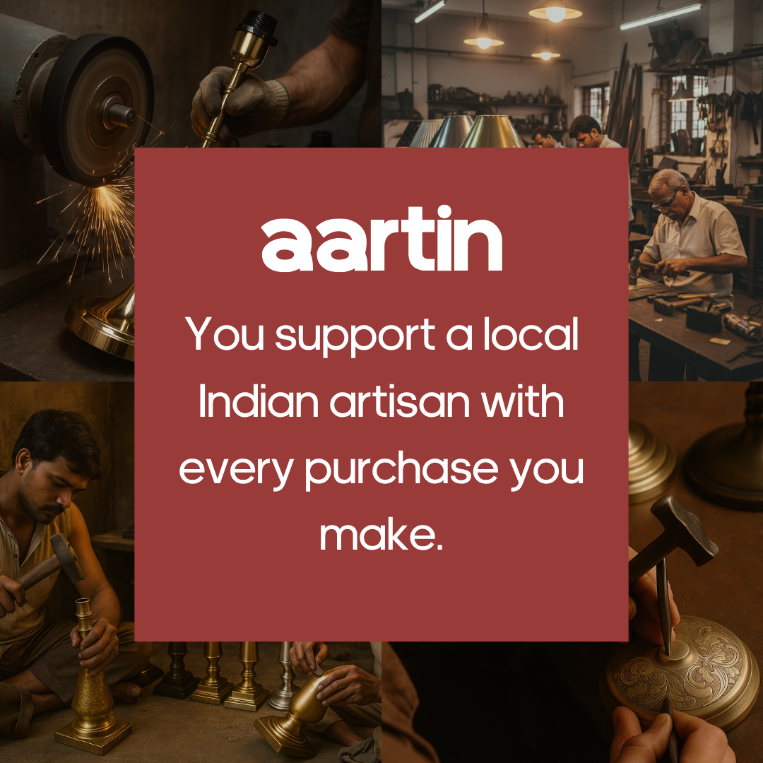 AARTIN AZURA TABLE LAMP IN ANTIQUE BRONZE (BASE ONLY)