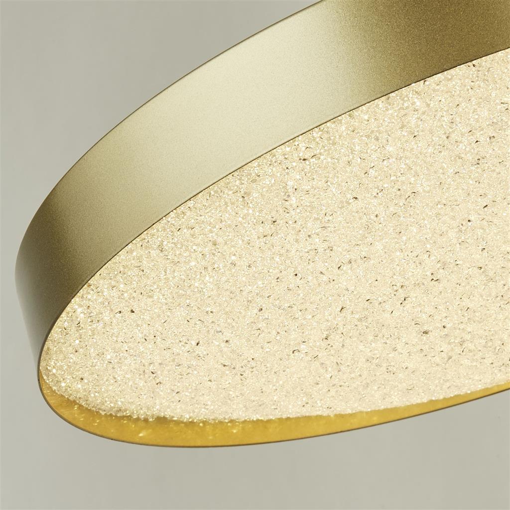 Aish LED Pendant Ceiling Light Gold - Comet Lighting