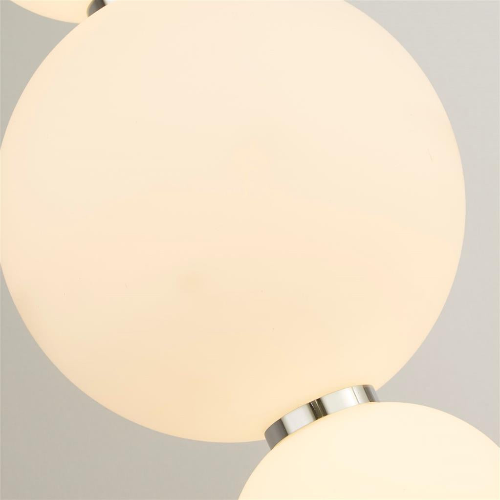 Exton 3lt LED Floor Lamp Chrome - Comet Lighting