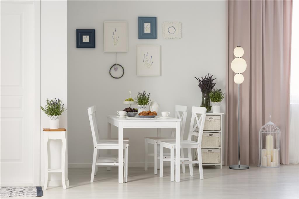 Exton 3lt LED Floor Lamp Chrome - Comet Lighting