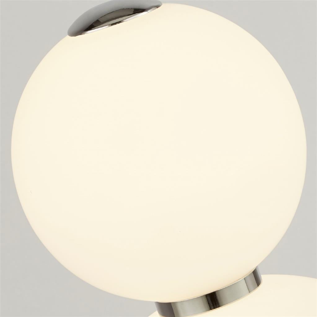 Exton 2Lt LED Wall Light Chrome - Comet Lighting