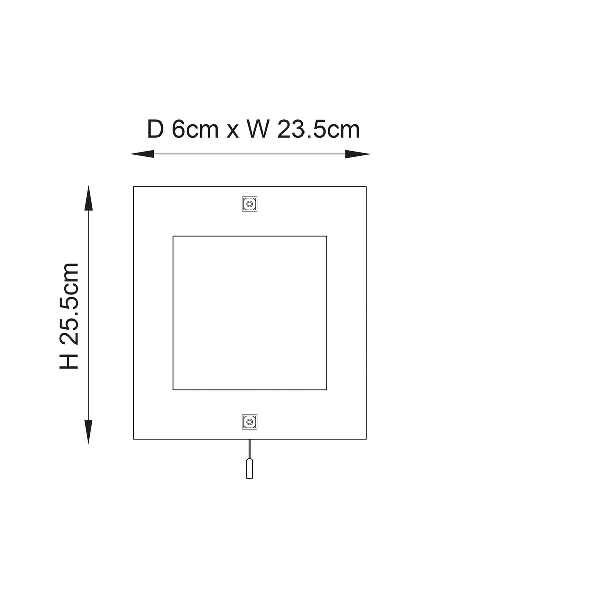 Blake 1-Light Wall Light - Comet Lighting