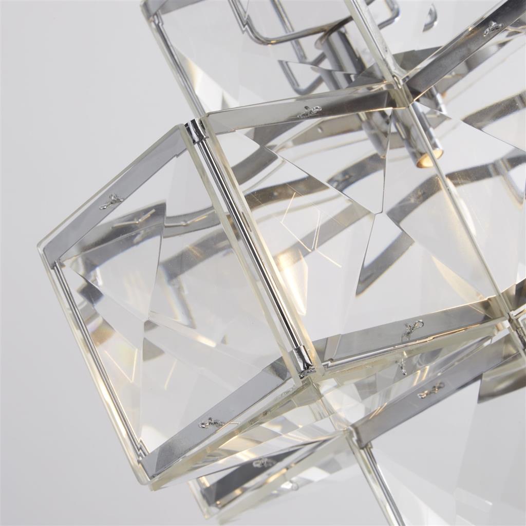 Drewe 1Lt Pendant Ceiliung Light Chrome - Comet Lighting