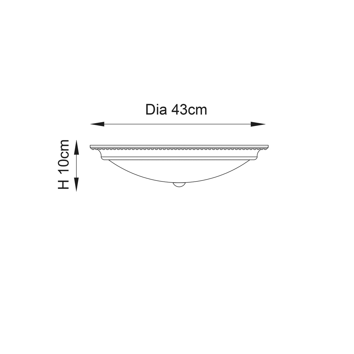Atlas 2lt Flush - Comet Lighting