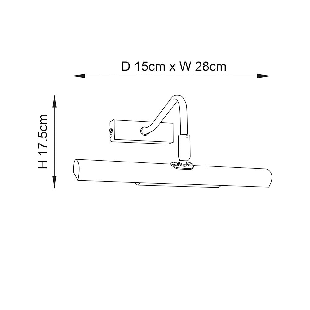 Linton 2lt wall Satin chrome plate