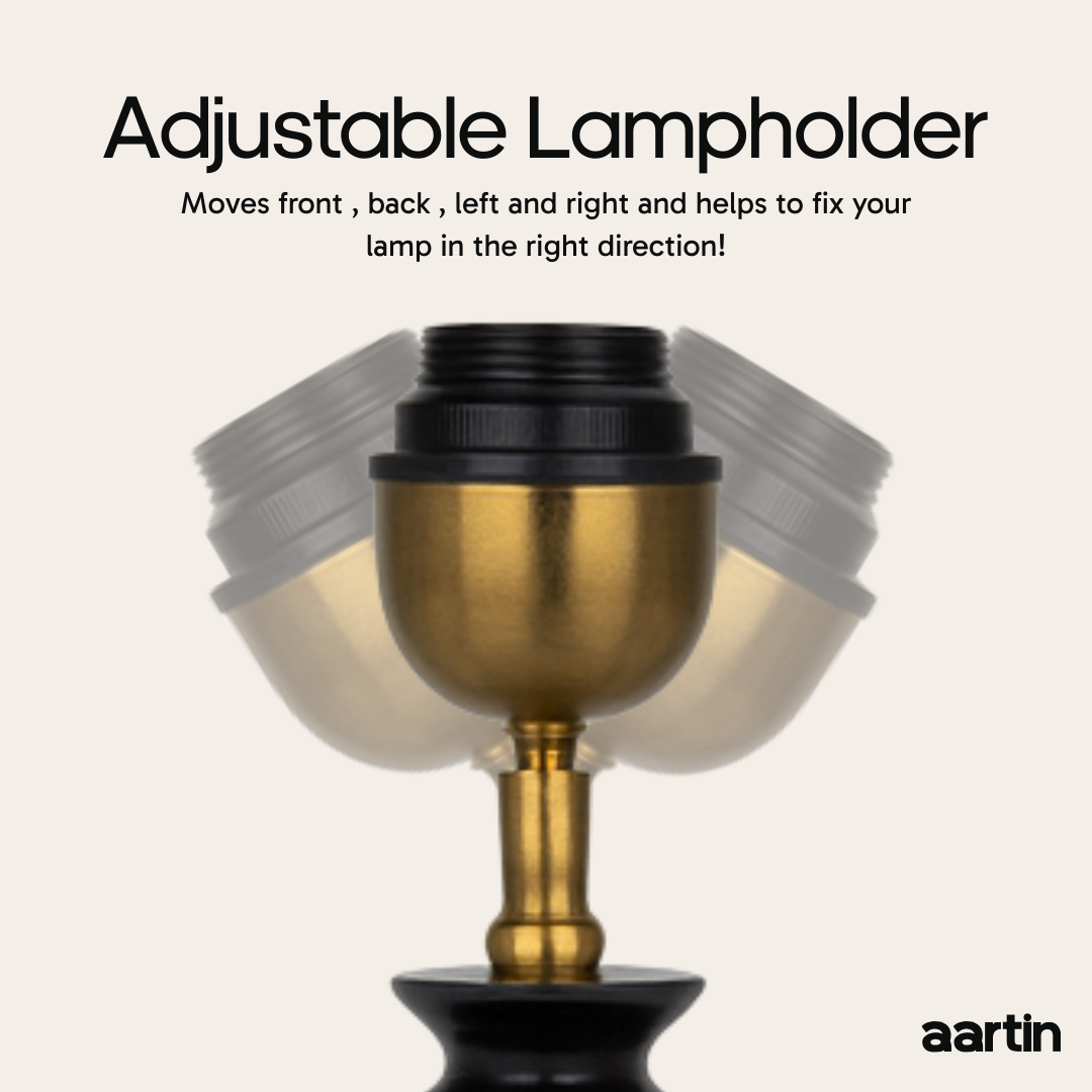 AARTIN SOLACE TABLE LAMP IN WOOD WITH NATURAL WOOD FINISH(BASE ONLY)