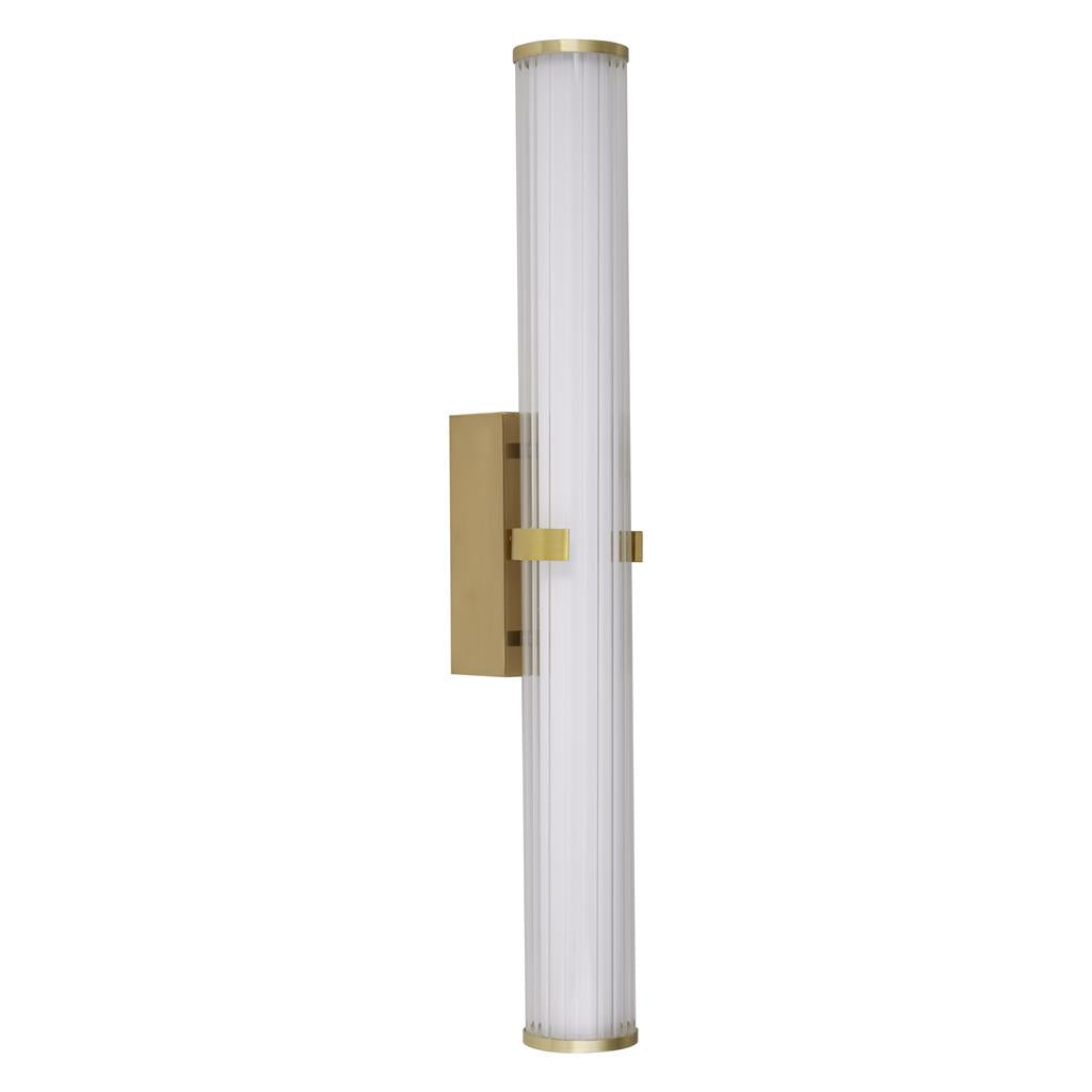Ilsington LED Wall Light Gold 630mm IP44 - Comet Lighting