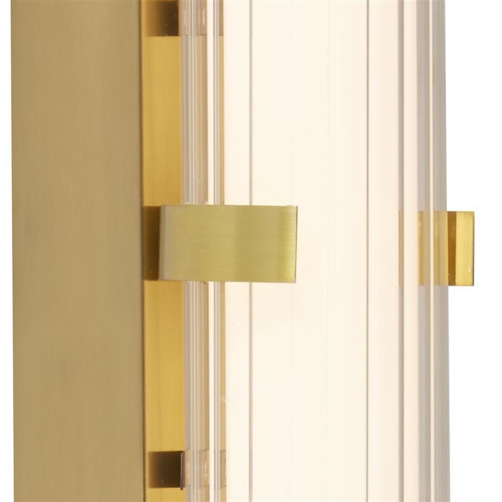 Ilsington LED Wall Light Gold 630mm IP44 - Comet Lighting