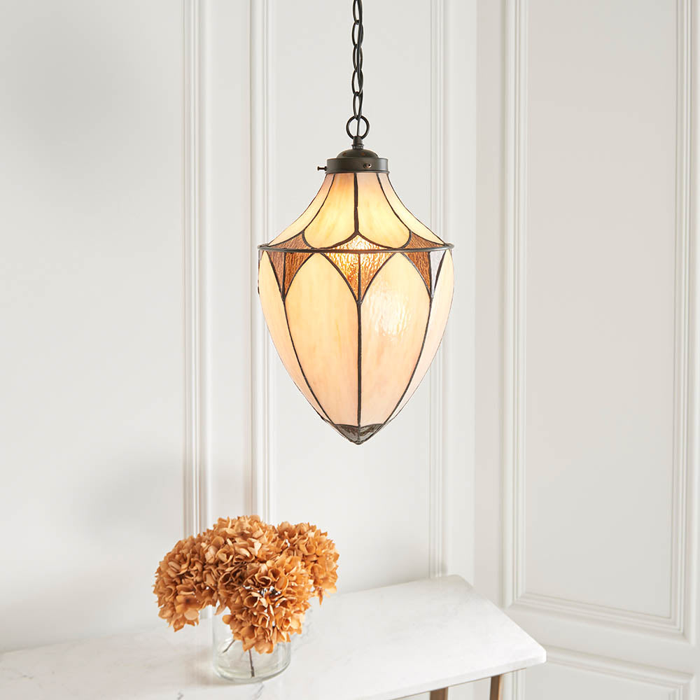 Brooklyn Medium Acorn 1-Light Pendant Ceiling Light - Comet Lighting