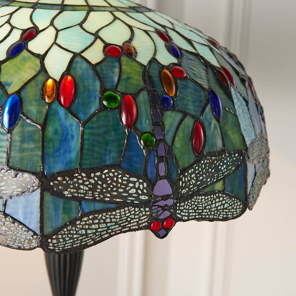Dragonfly Blue Floor Lamp