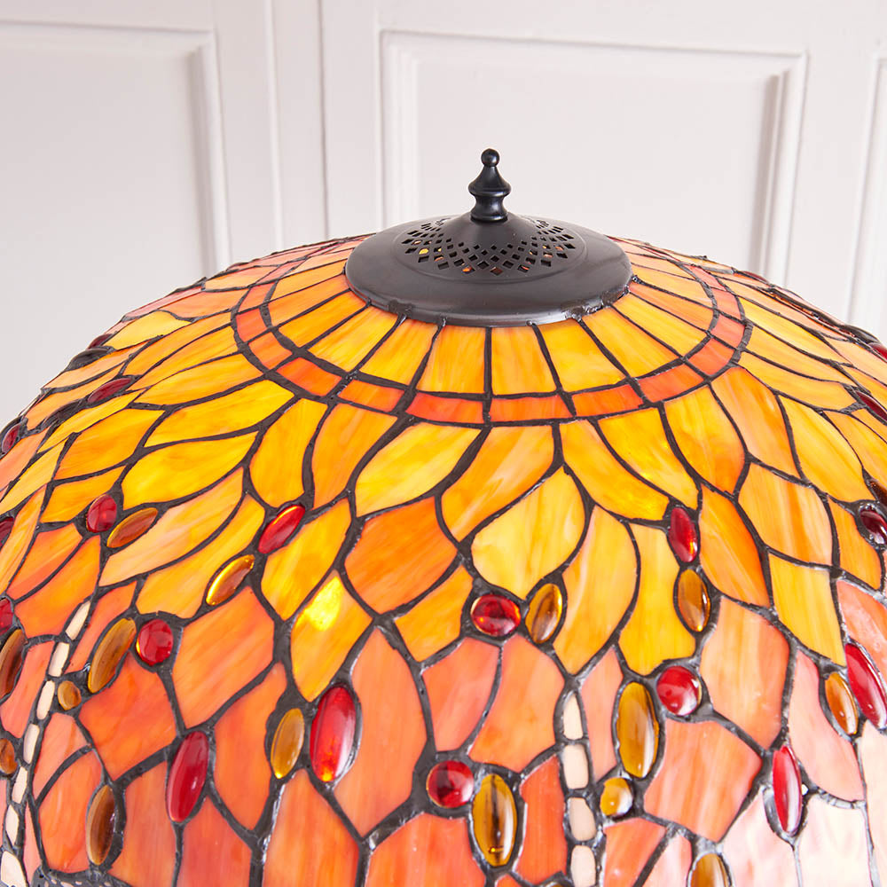 Dragonfly Flame Floor Lamp - Comet Lighting