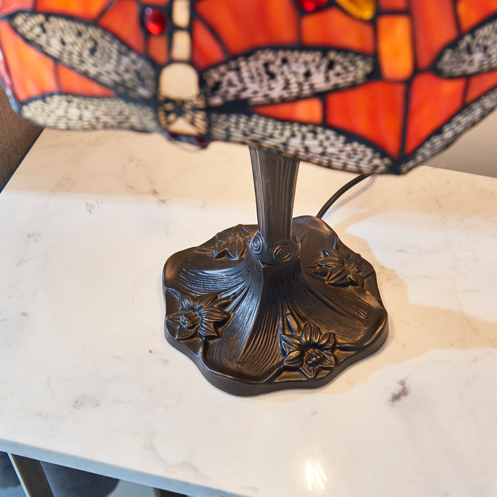 Dragonfly Flame Medium Table Lamp - Comet Lighting