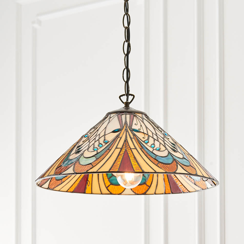 Hector Medium 1-Light Pendant Ceiling Light - Comet Lighting