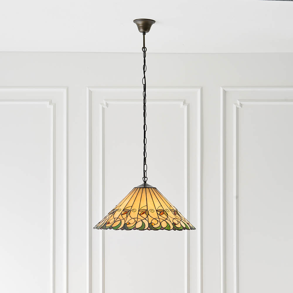 Jamelia Large 3-Light Pendant Ceiling Light - Comet Lighting