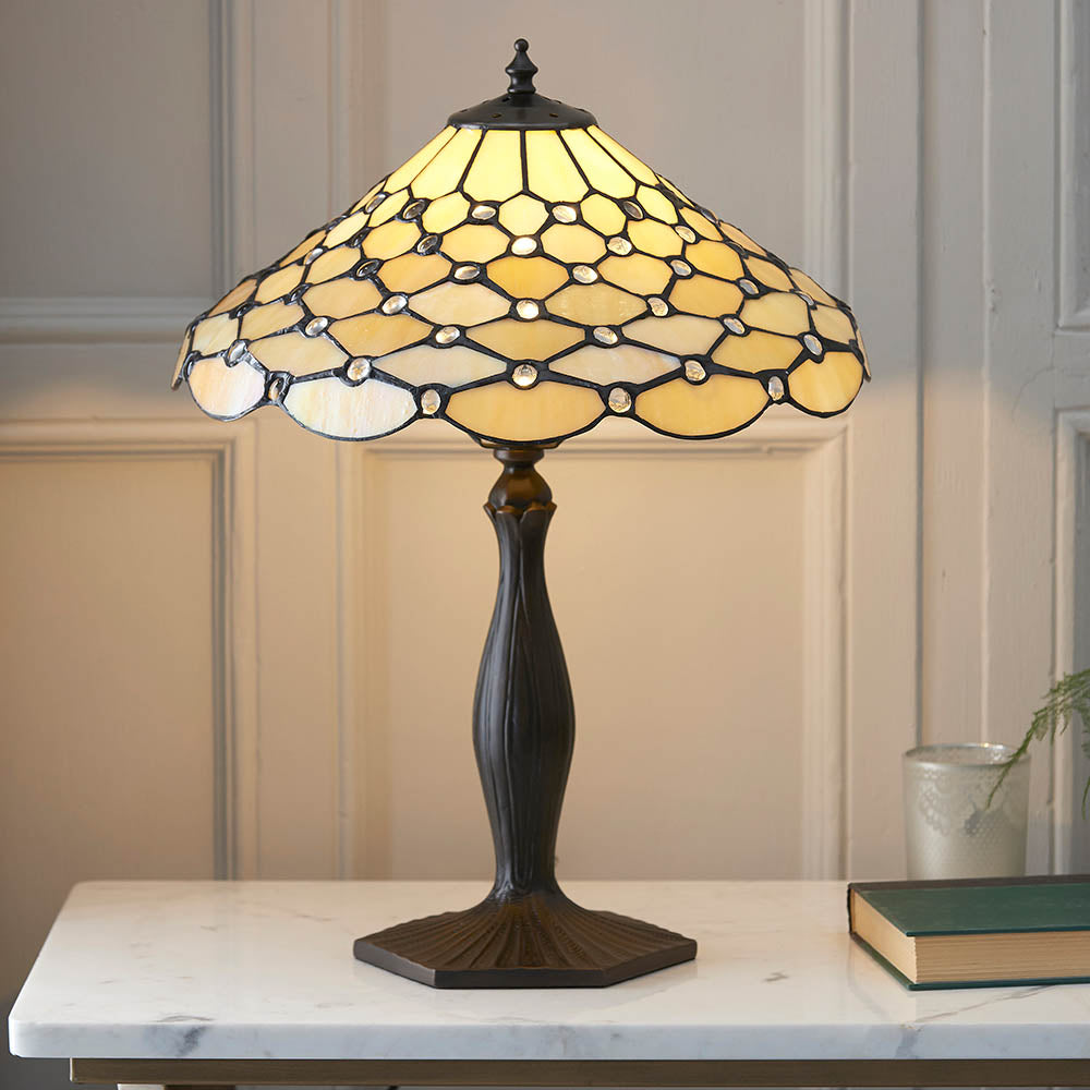 Pearl Medium Table Lamp - Comet Lighting