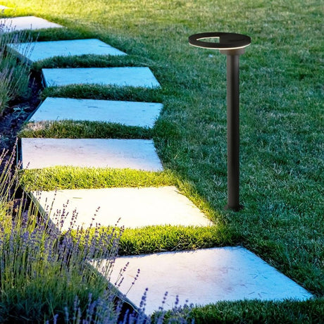Sidford Outdoor LED Post Black 730mm - Comet Lighting