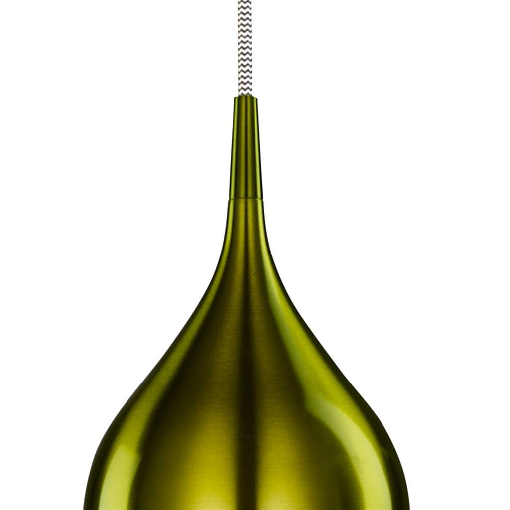 Searchlight Vibrant Pendant - Green Aluminium