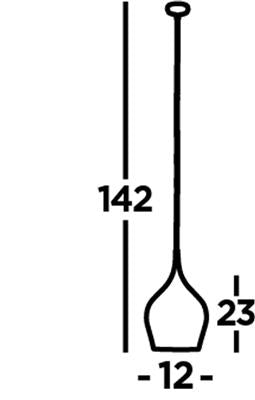 Searchlight Vibrant Pendant - Green Aluminium