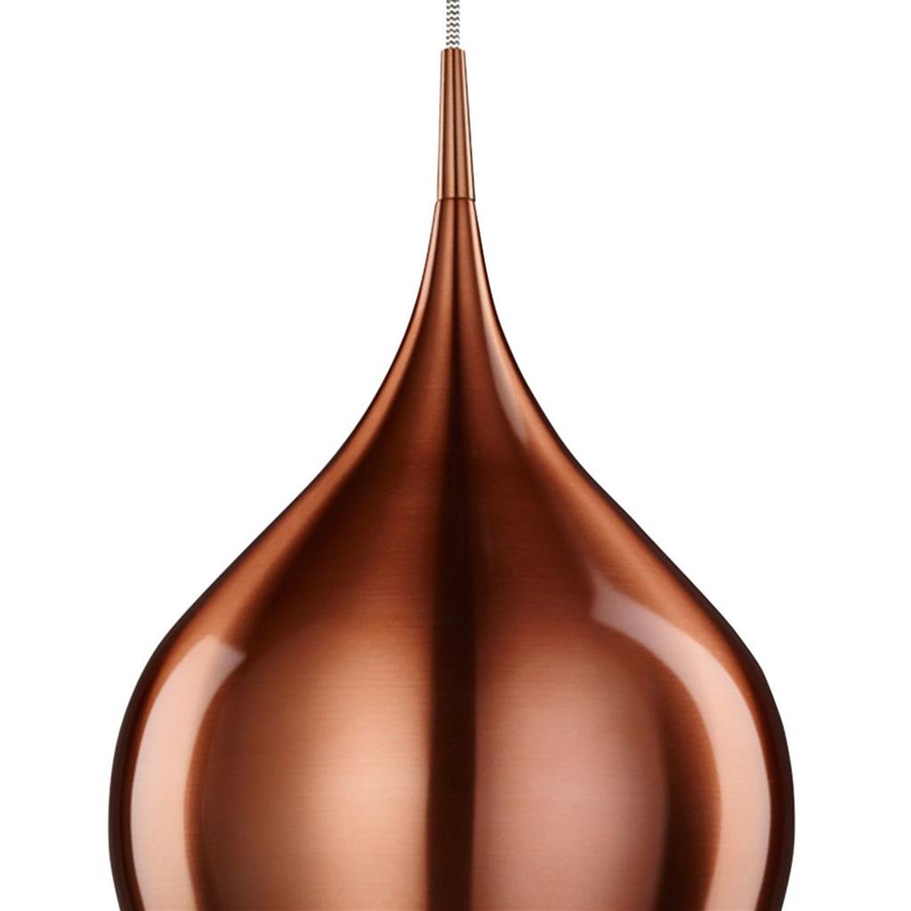 Searchlight Vibrant Large Pendant - Metallic Pink Copper Metal