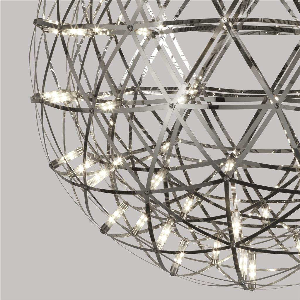 Dunsford 600mm LED Pendant Ceiling Light Chrome - Comet Lighting