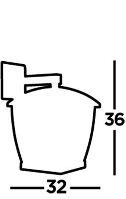 Winsford Outdoor Wall/Porch Light Black - Comet Lighting