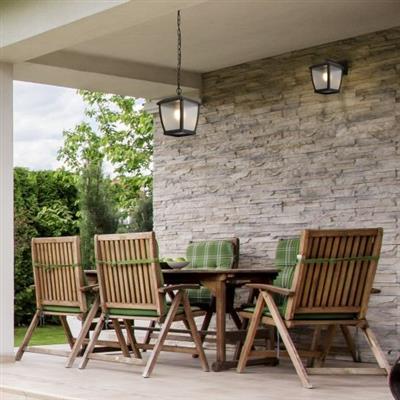 Winsford Outdoor Wall/Porch Light Black - Comet Lighting