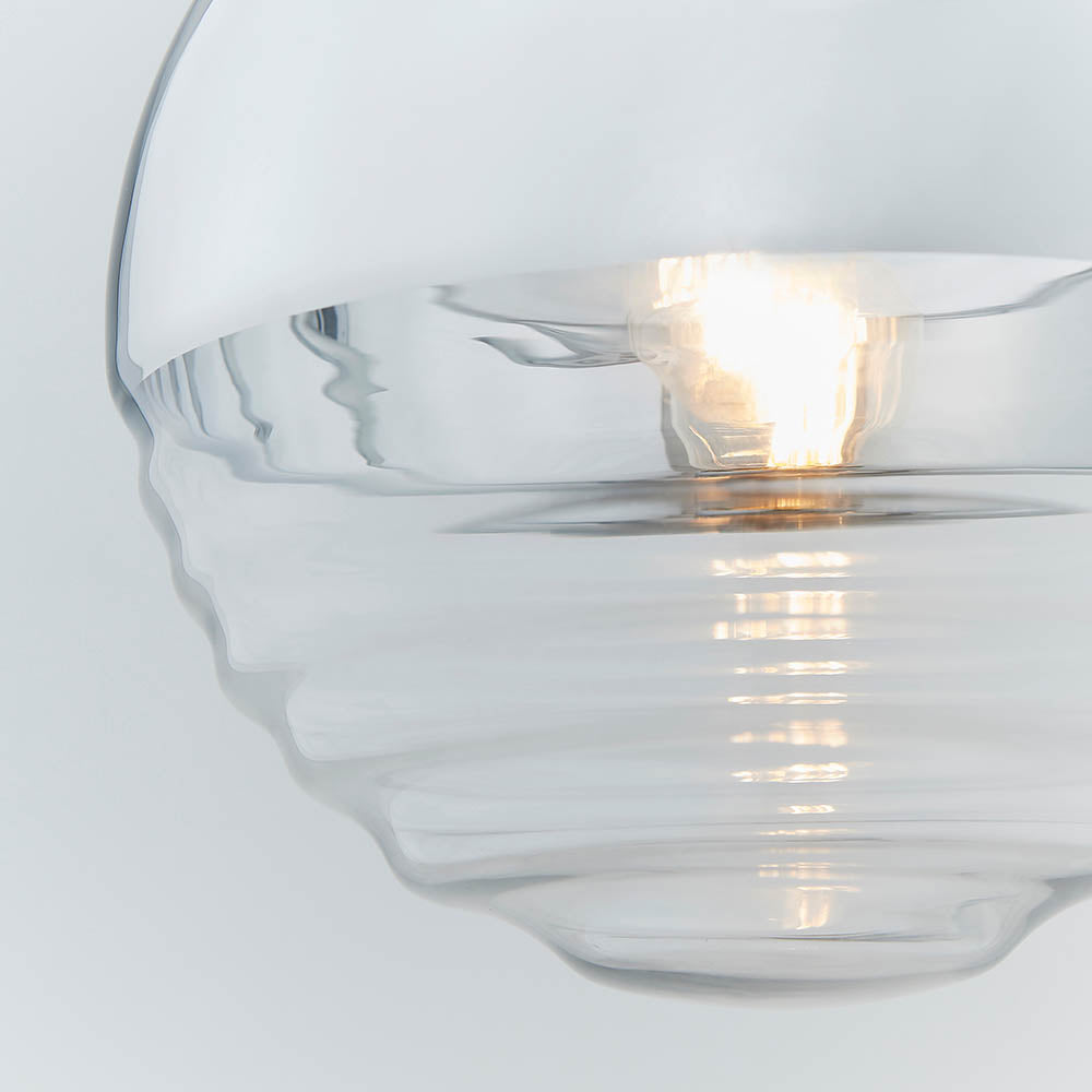 Paloma Pendant Ceiling Light Chrome - Comet Lighting