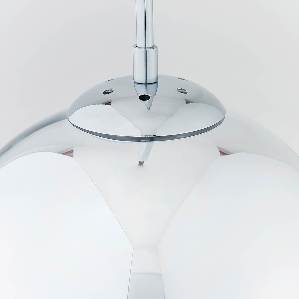 Paloma Pendant Ceiling Light Chrome - Comet Lighting